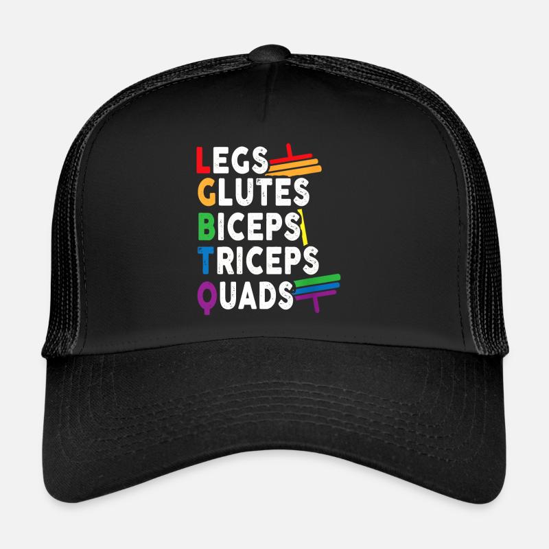Legs Glutes Biceps Triceps Quads Trucker Cap