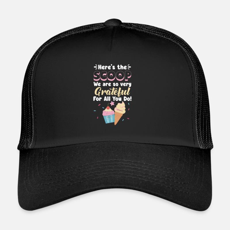 Eiscreme - Trucker Cap - Schwarz/Schwarz