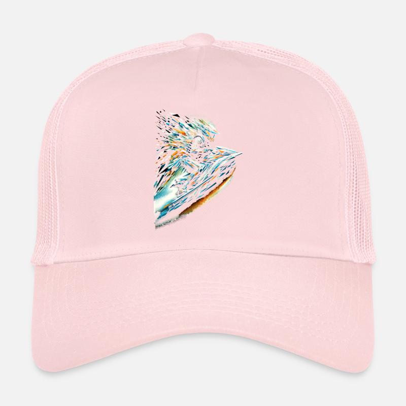 Polygon Art Jetskiing Jetski Jetskier Trucker Cap