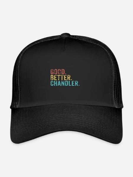 Good better Chandler - Trucker Cap - Schwarz/Schwarz - Vorne