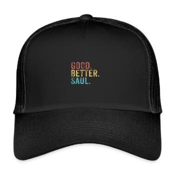 Bon meilleur Saul - Casquette trucker  - noir/noir - Devant