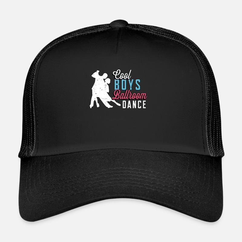 Ballroom Dance Cool Boys Ballroom Dance Dancing - Trucker Cap - black/black