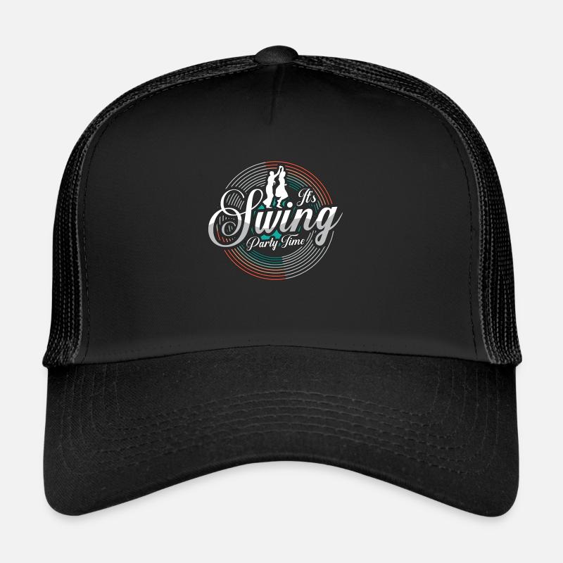 Danse Swing C’est l’heure de la fête Swing Danse de salon Casquette trucker 