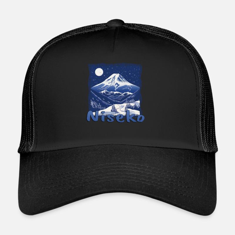 Niseko Ski d’hiver Snowboard Grunge Casquette trucker 