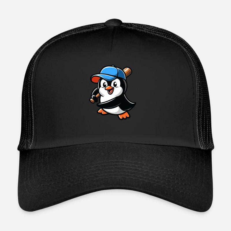 Pinguin Baseballspieler Action Trucker Cap