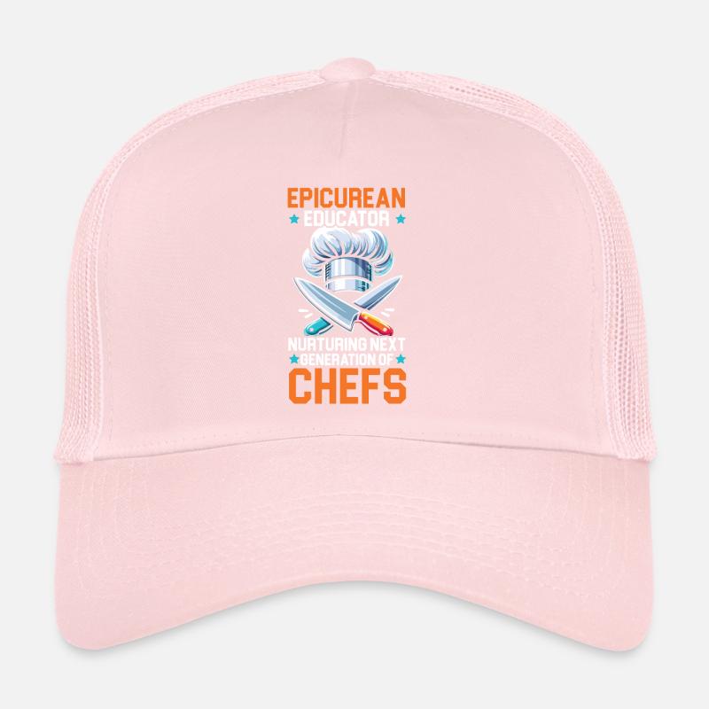 Culinary Arts Teacher Kitchen Cook Chef Cooking Trucker Cap