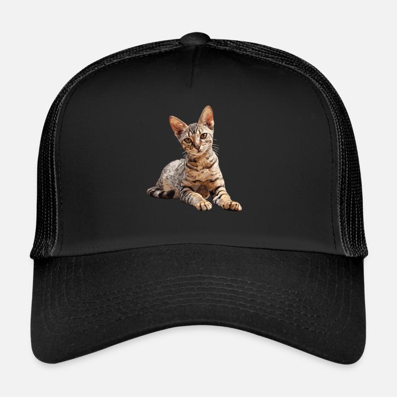 Mau égyptien Chaton Chat égyptien Mau Casquette trucker 