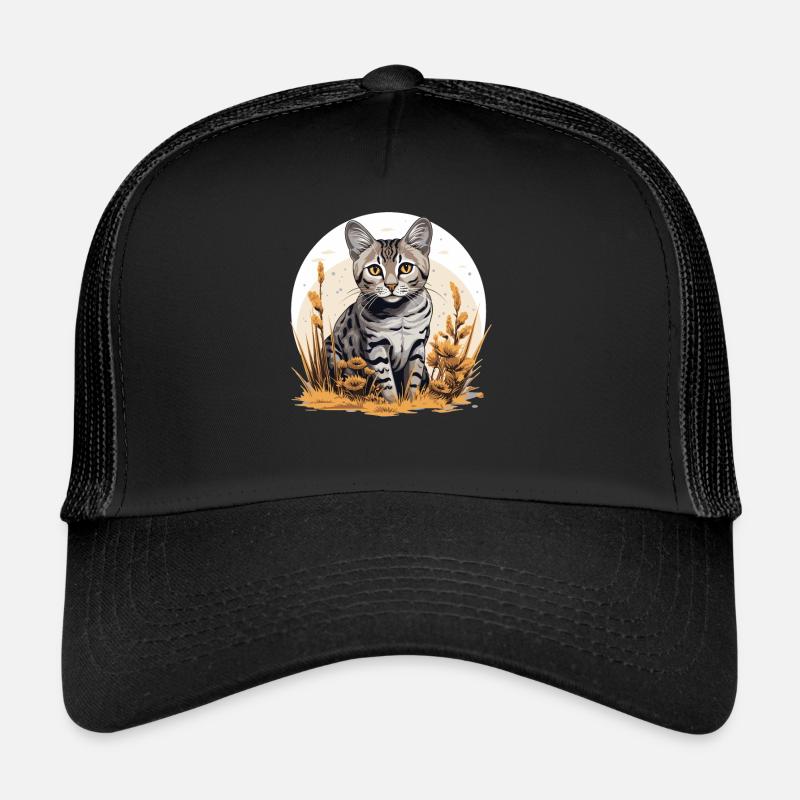 Egyptian Mau Kitten Cat Egyptian Mau Trucker Cap