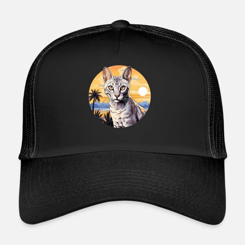 Egyptian Mau Kitten Cat Egyptian Mau Trucker Cap