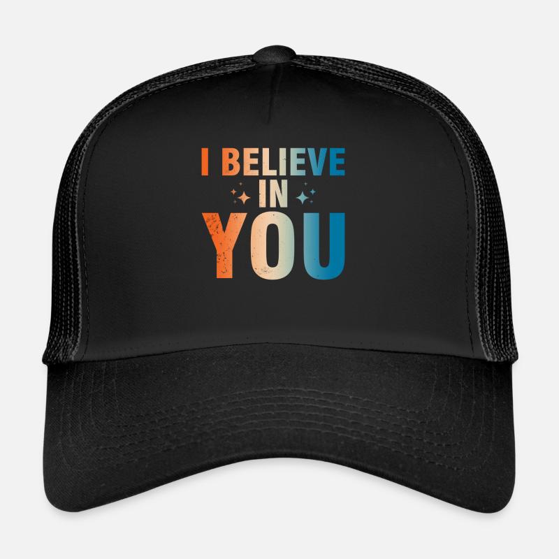 Ich Glaube An Dich Motivation Trucker Cap