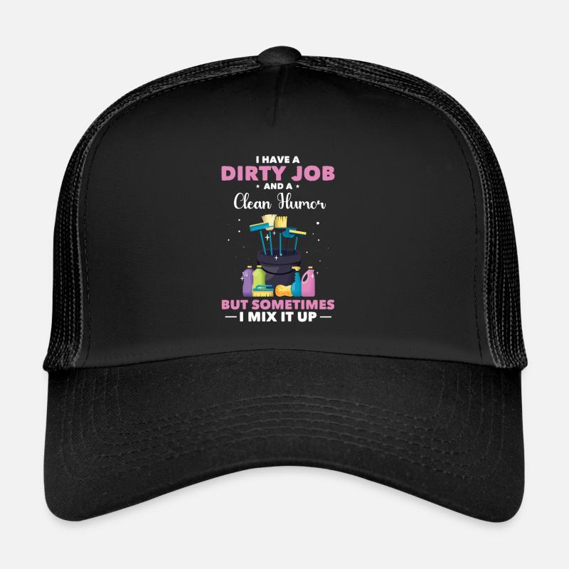 Femme de ménage Casquette trucker 