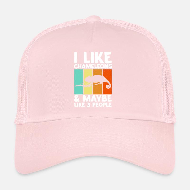 Chameleon Reptile Zoo Keeper Lizard Safari Trucker Cap