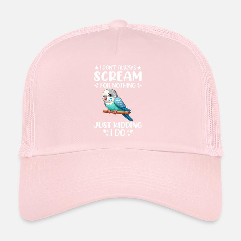 Perruche ondulée, ami à plumes, observation des oiseaux Casquette trucker 