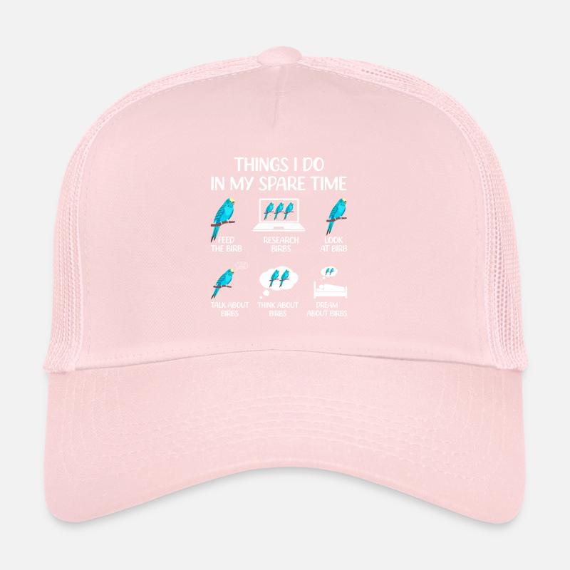 Perruche ondulée, ami à plumes, observation des oiseaux Casquette trucker 