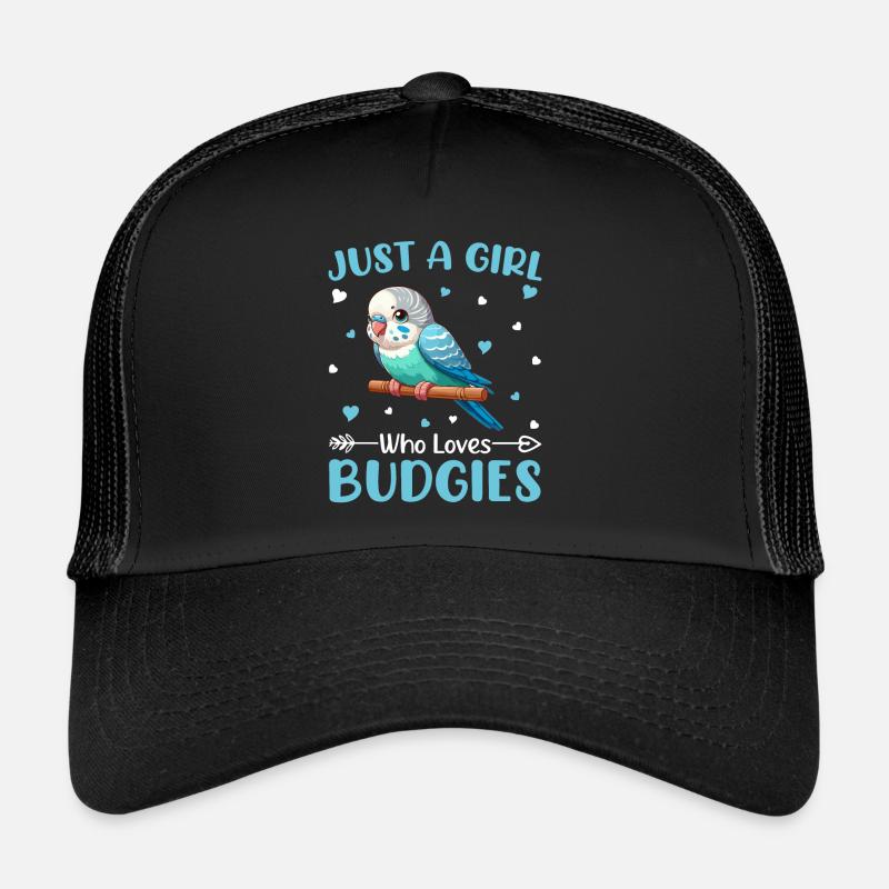 Perruche ondulée, ami à plumes, observation des oiseaux Casquette trucker 