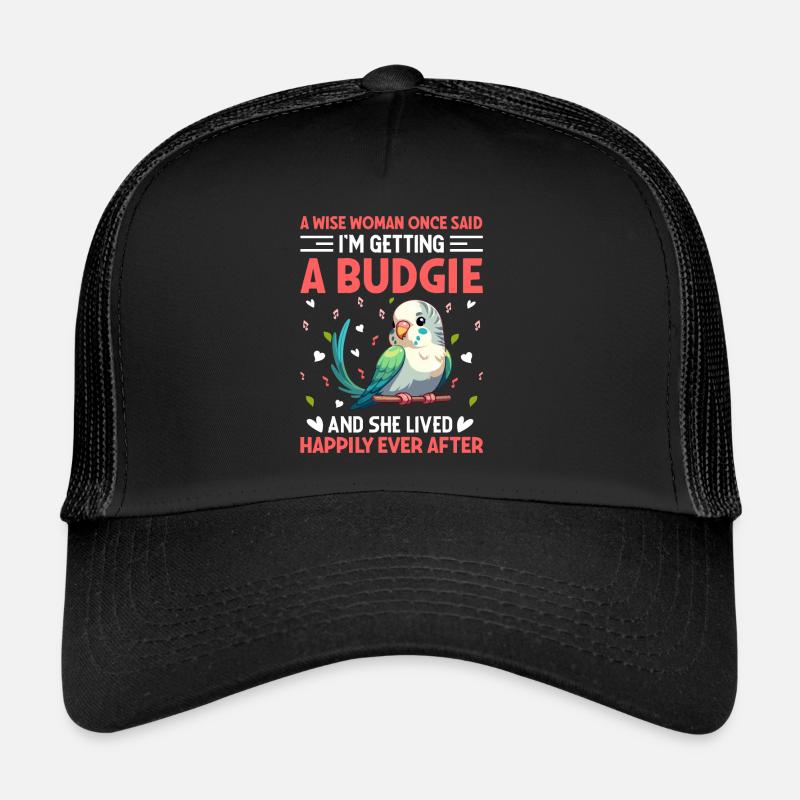 Perruche ondulée, ami à plumes, observation des oiseaux Casquette trucker 