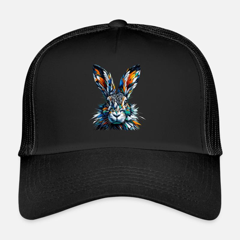 Polygon Art Jackrabbit Jackrabbits Trucker Cap