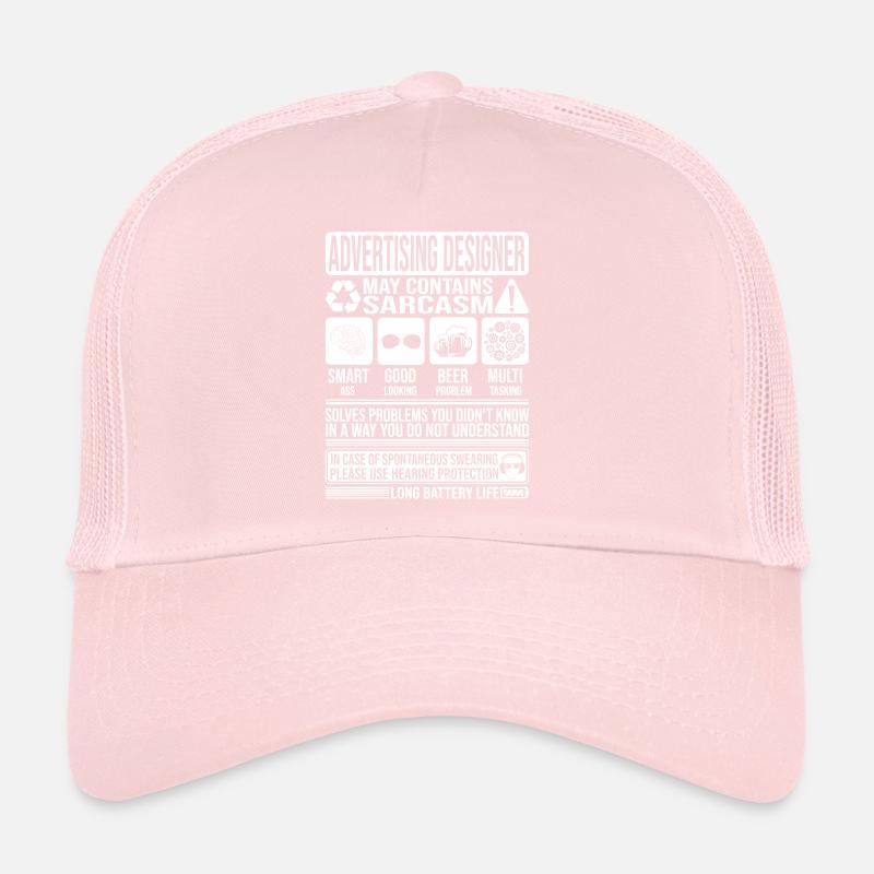 Advertising Designer Sarcasm funny Gift Trucker Cap