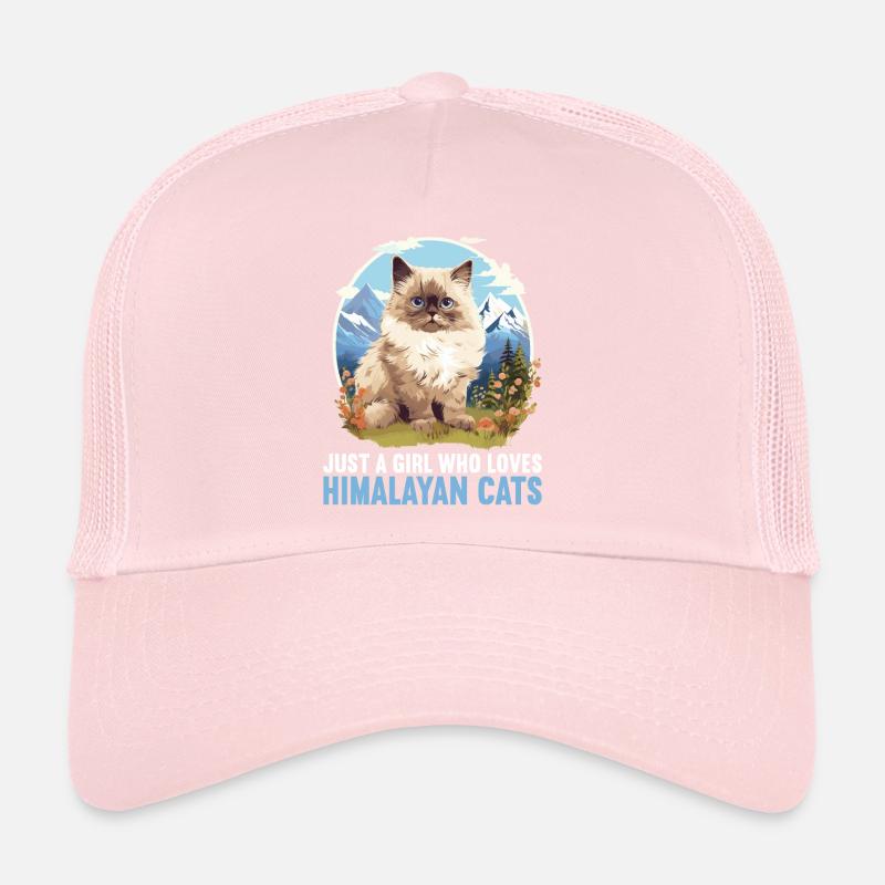 Himalayan Cat Colourpoint Katze Trucker Cap