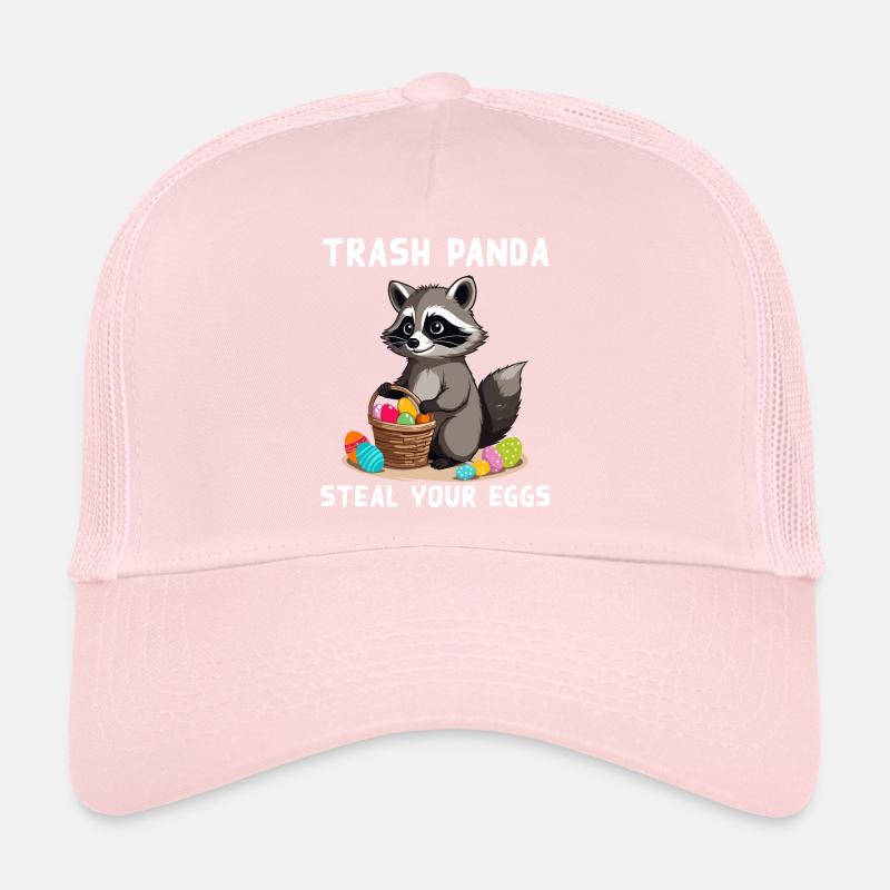 Lustiger Waschbär Spruch Waschbären Osterhasen Trucker Cap