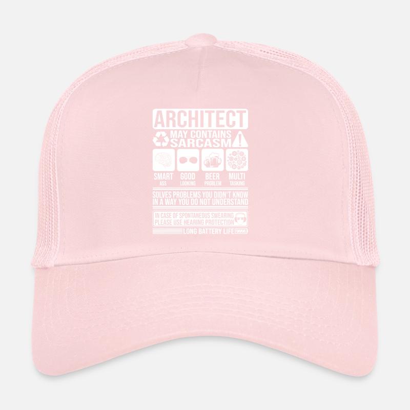 Architecte Sarcasme drôle Cadeau Architecte Casquette trucker 