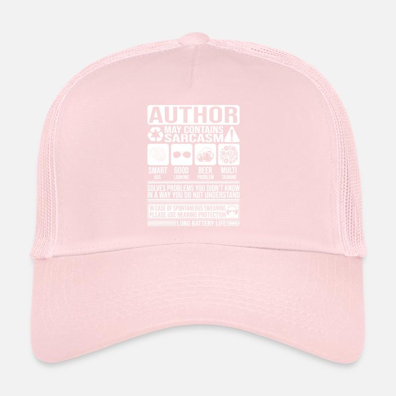 Autor Sarkasmus lustig Geschenk Autor Trucker Cap