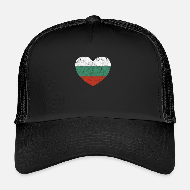 Bulgarien Herz Trucker Cap