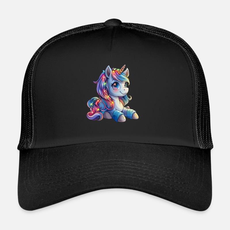Einhorn-Weihnachts-Kawaii Trucker Cap