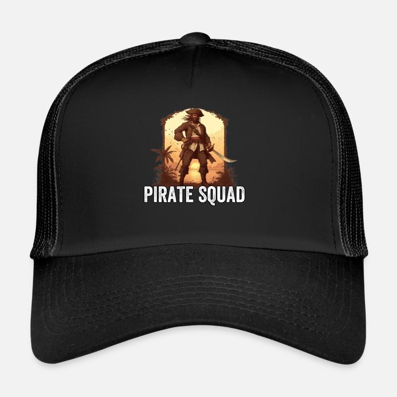 Pirate Squad - Piratendesign Trucker Cap