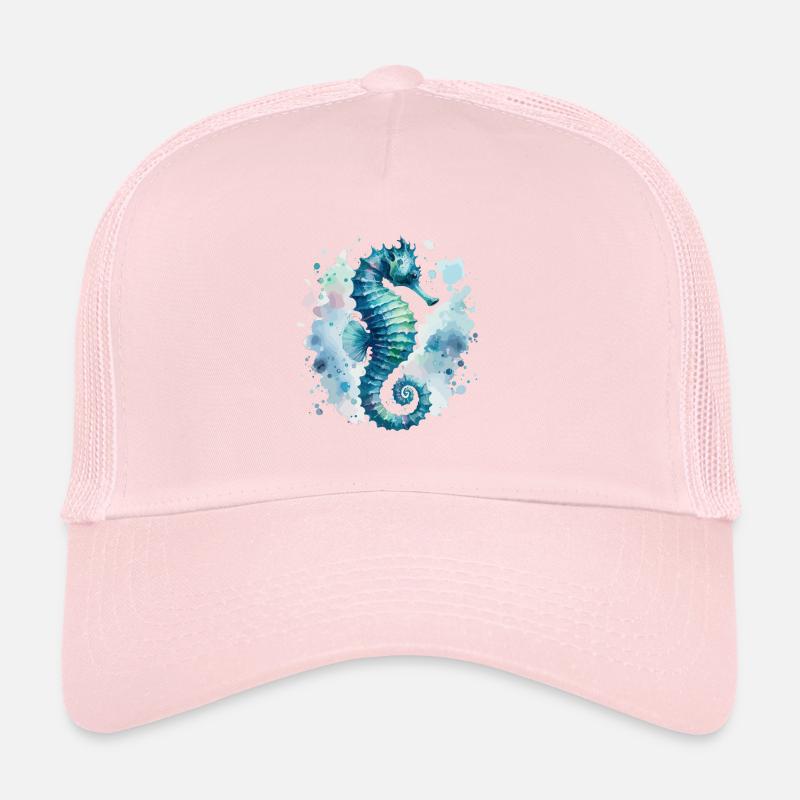 Hippocampe, Mer, Créatures Marines, Vacances, Plage, Fun Casquette trucker 