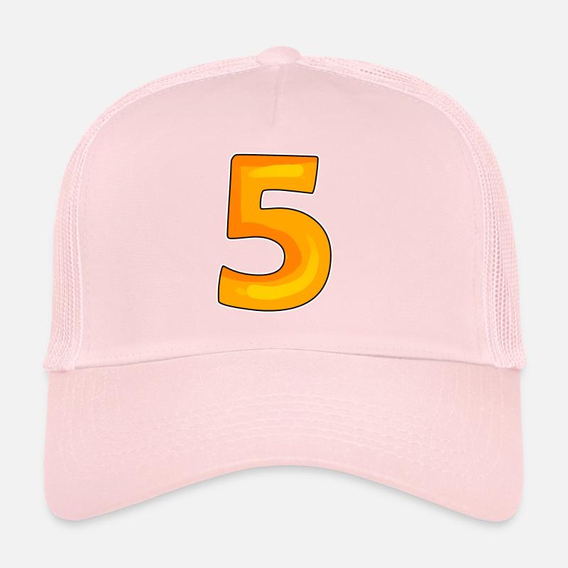 Zahl 5 Nummer Trucker Cap