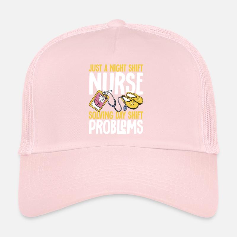 Night Shift Nurse Trucker Cap