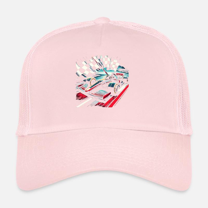 Passionné de course automobile Pilote automobile Casquette trucker 