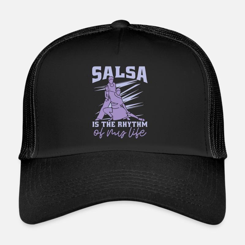 Danse salsa La salsa est le rythme de la musique Mambo - Casquette trucker - noir/noir