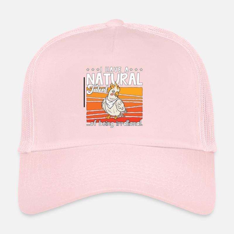 Calopsitte J’ai Une Perruche Naturelle Amoureux De Calopsitte Casquette trucker 