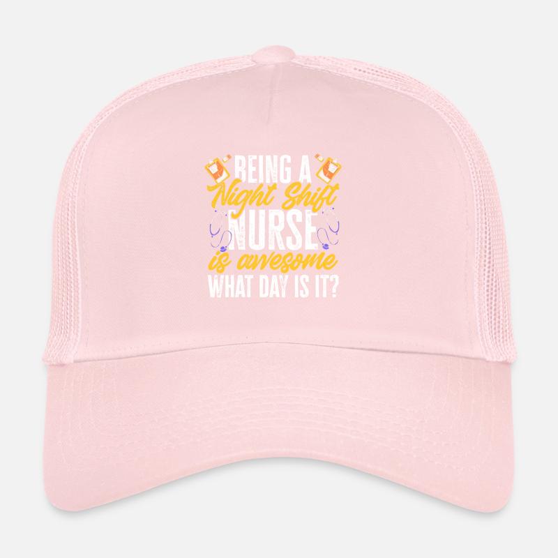 Infirmière de nuit Casquette trucker 