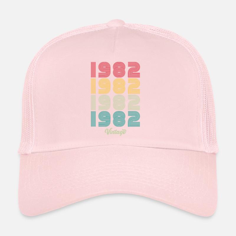 42 Years Old Vintage 1982 Limited Edition 42nd Trucker Cap