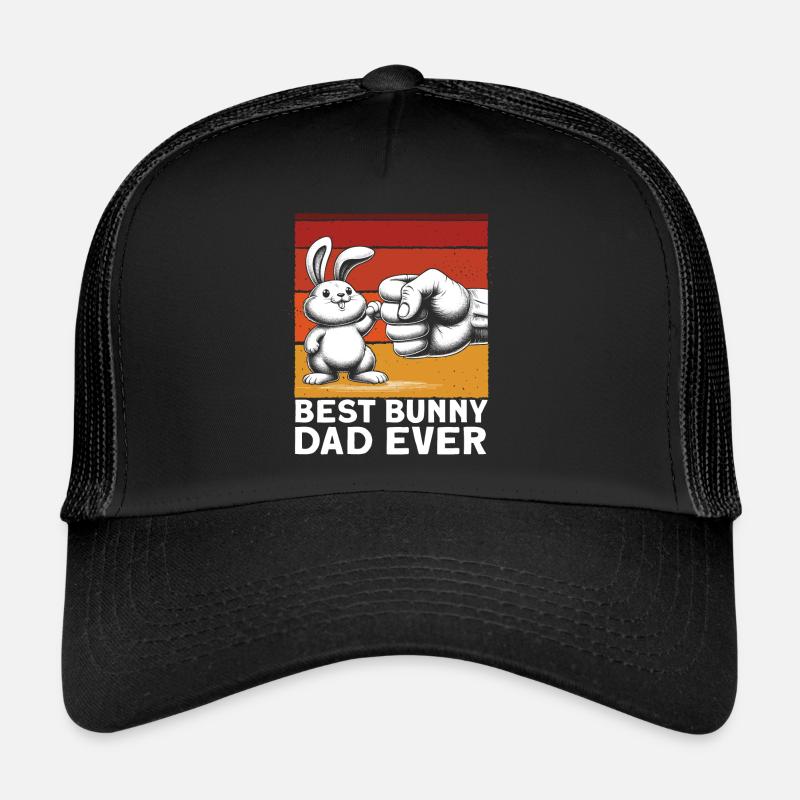 Meilleur papa lapin de tous les temps Casquette trucker 
