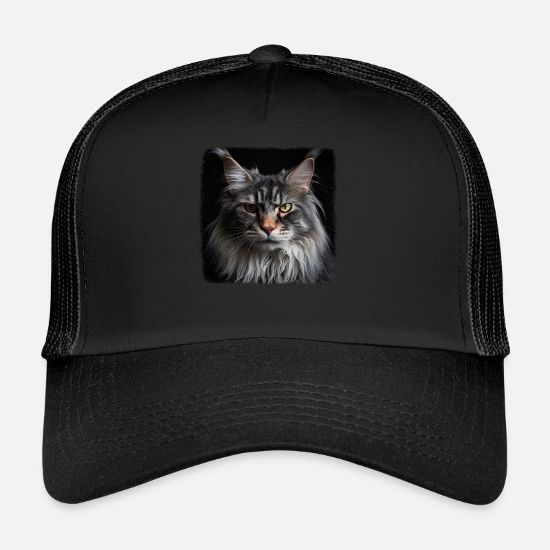 Maine Coon Kitten Maine Coon Cat Casquette trucker 
