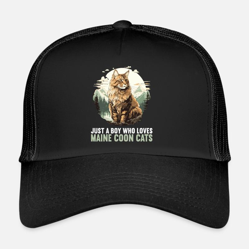 Maine Coon Chaton Maine Coon Chat Casquette trucker 