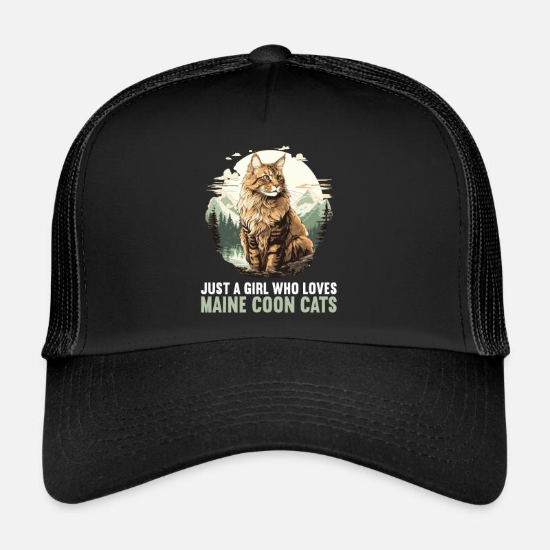 Maine Coon Chaton Maine Coon Chat Casquette trucker 