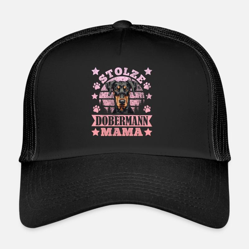 Dobermänner STOLZE DOBERMANN MAMA Hundemama Trucker Cap