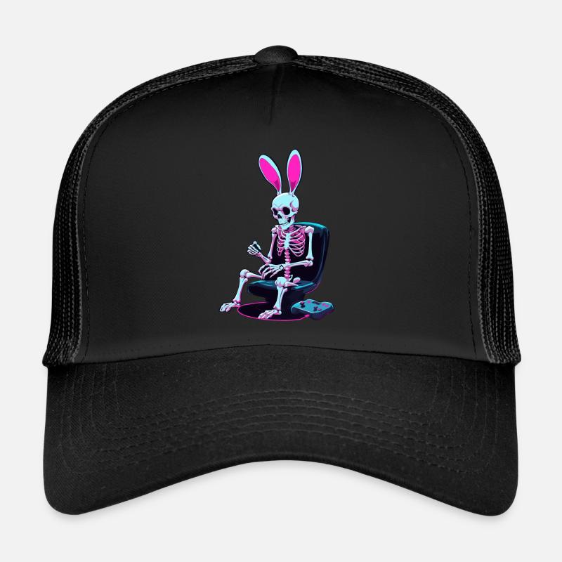 Easter Bunny Gamer Iconic Easter Gaming Trucker Cap