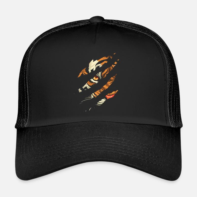Oeil de tigre griffe Safari Zoo faune Animal Casquette trucker 