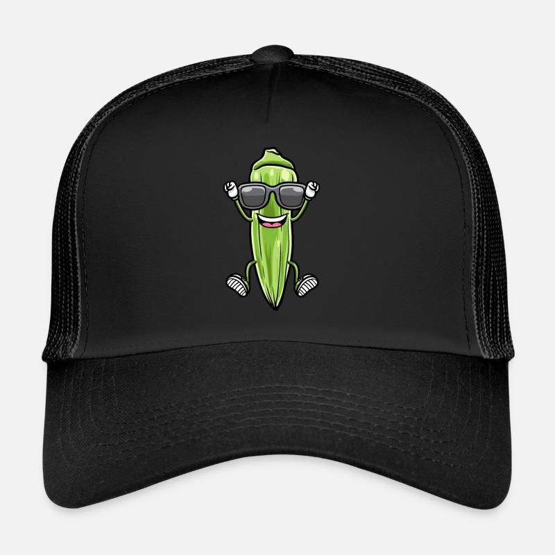 Danser le gombo avec des lunettes de soleil gombo Casquette trucker 
