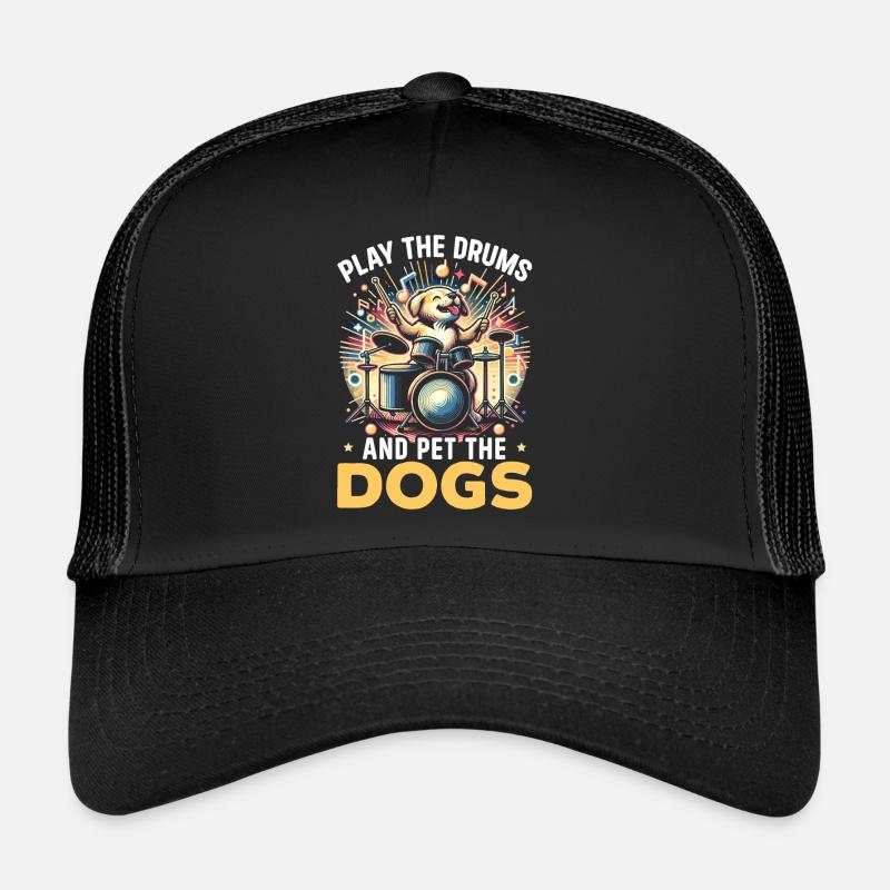 Batteur animalier, percussionniste, Casquette trucker 