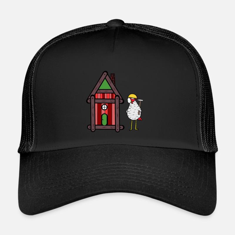 Artisan poulailler poulailler construire constructeur Casquette trucker 