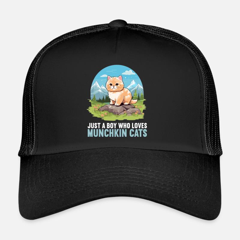 Munchkin Kitten Munchkin Cat Trucker Cap