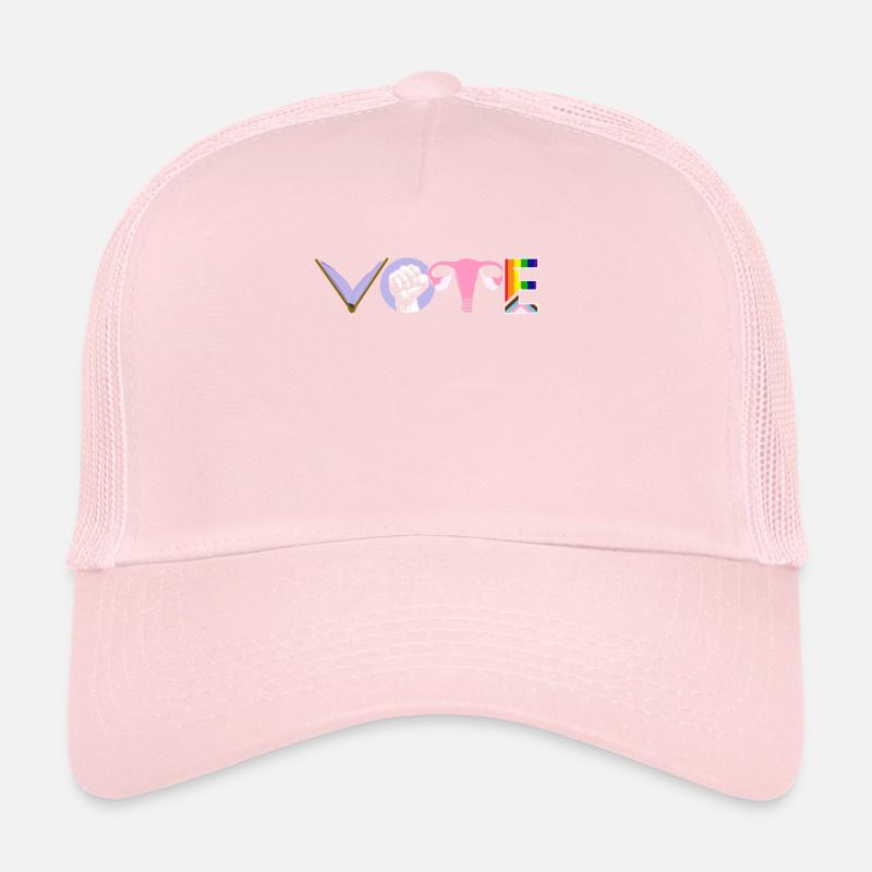 Voting Books Faustier Ovaries Lgtbq Trucker Cap