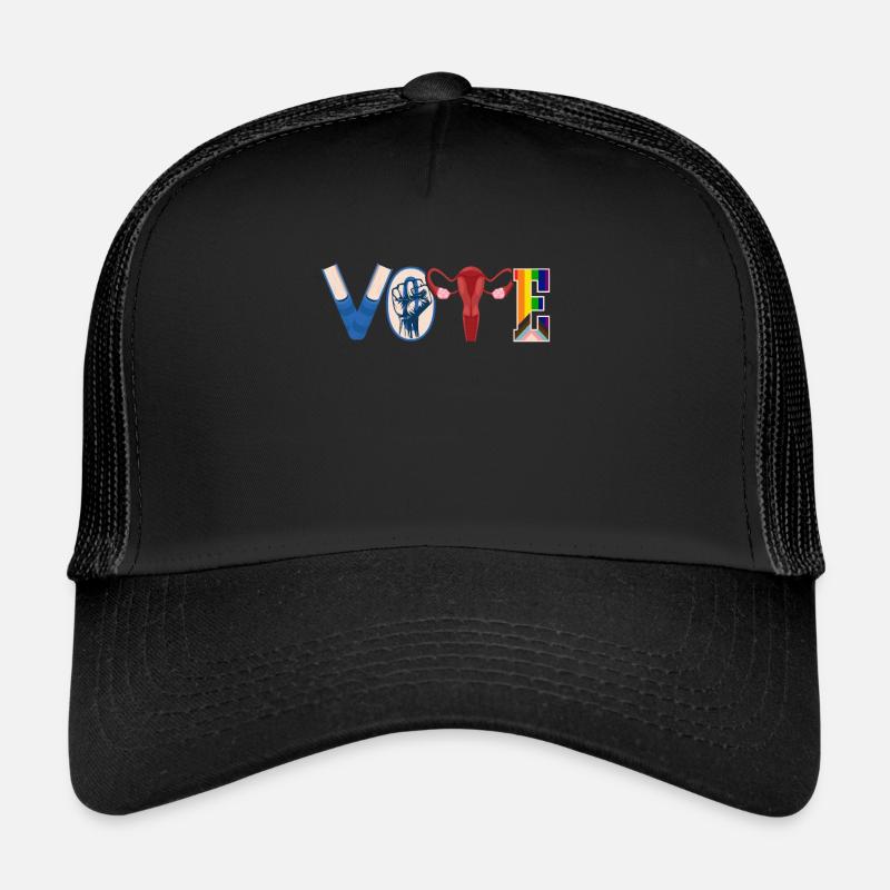 Voting Books Faustier Ovaries Lgtbq Trucker Cap